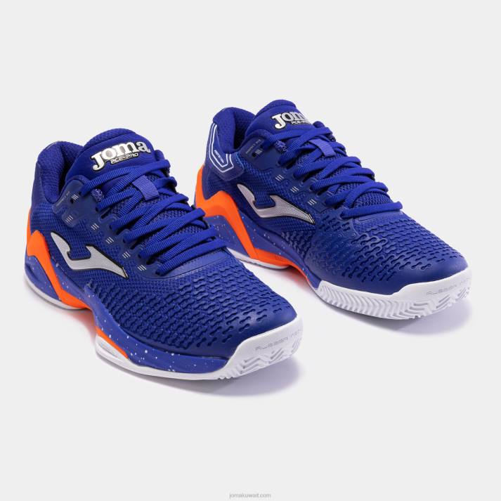 Joma 82P4R1160 الأزرق الملكي الأحمر حذاء t.ace 23 طين رجال