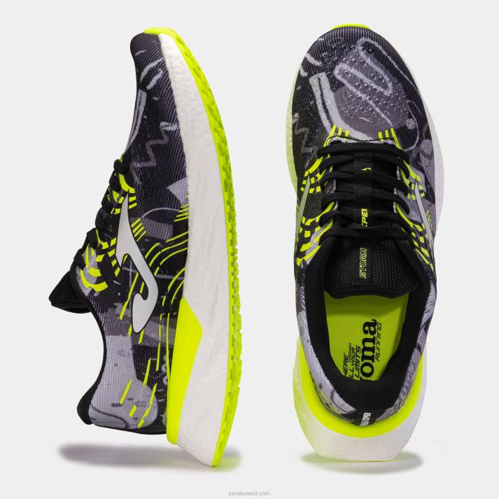 Joma 82P4R1167 أسود حذاء الجري r.viper 23 رجال