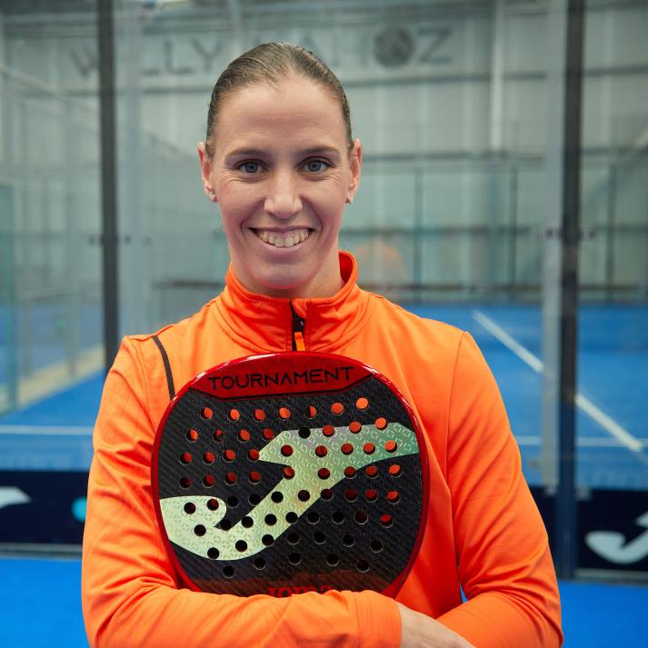 Joma 82P4R116 أسود أحمر بطولة مضرب باديل