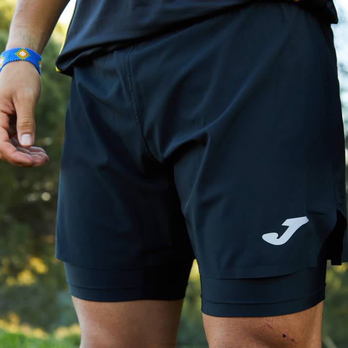 Joma 82P4R1173 أسود مستكشف السراويل رجال