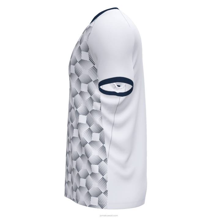 Joma 82P4R118 أبيض كحلي قميص بأكمام قصيرة سوبر نوفا iii رجال