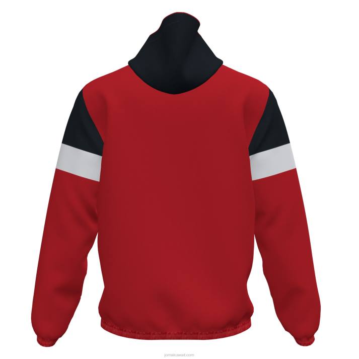 Joma 82P4R1194 أحمر أسود طاقم سترة المطر رابعا رجال