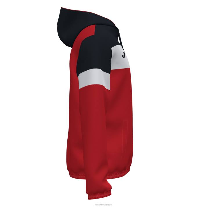 Joma 82P4R1194 أحمر أسود طاقم سترة المطر رابعا رجال