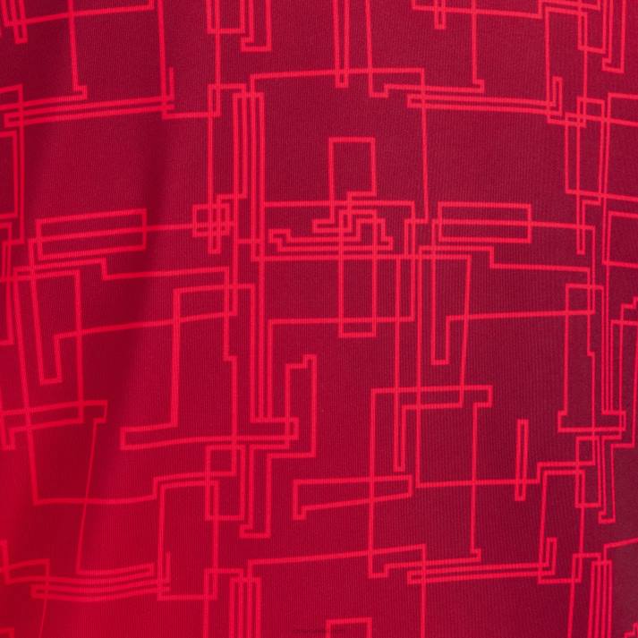 Joma 82P4R1196 أحمر قميص قصير الأكمام النخبة الثامن رجال