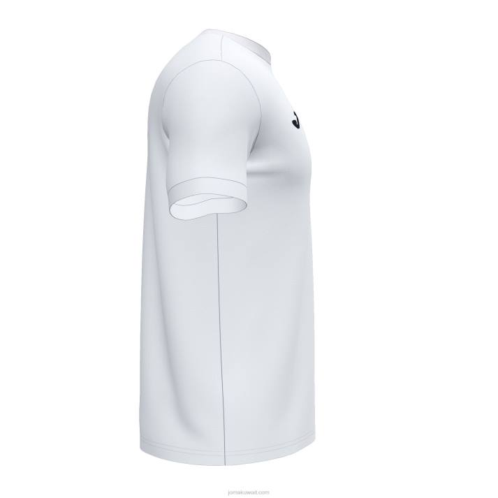 Joma 82P4R1197 أبيض قميص قصير الأكمام مفتوح iii رجال