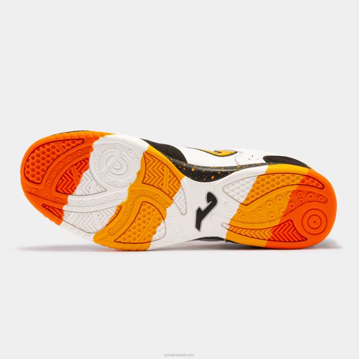 Joma 82P4R1198 أبيض أسود حذاء كرة الصالات توب فليكس 23 داخلي