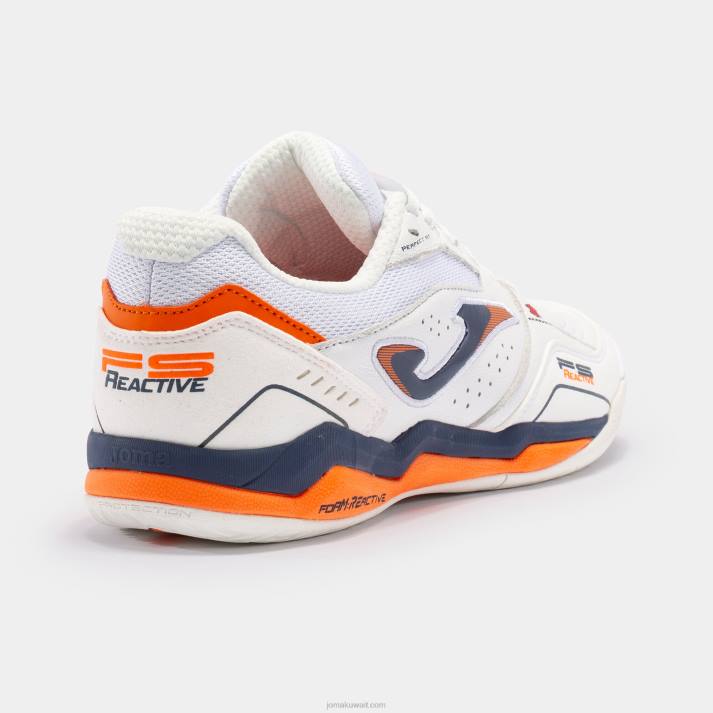 Joma 82P4R11 أبيض كحلي حذاء كرة الصالات fs رد الفعل 23 داخلي