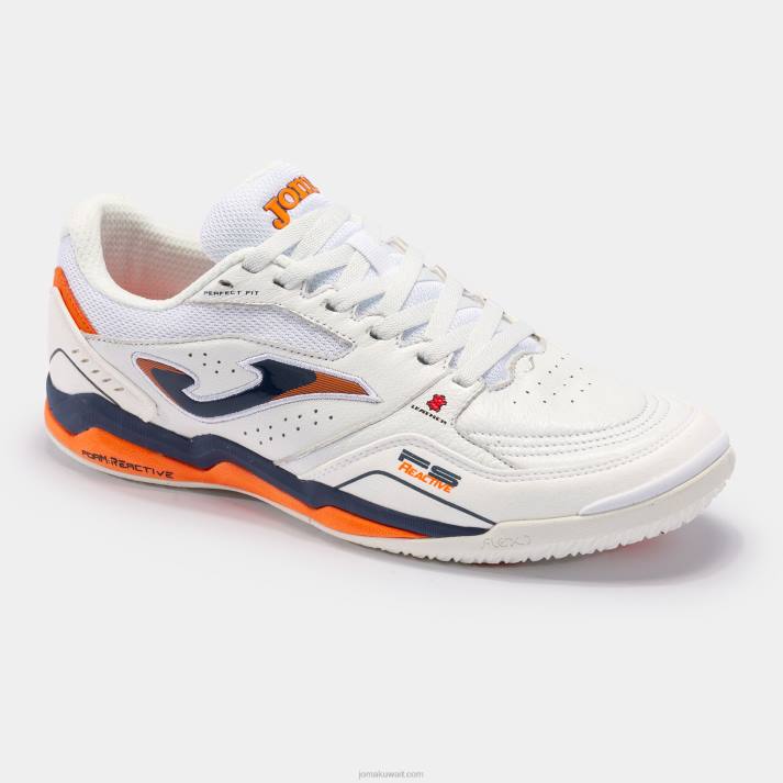 Joma 82P4R11 أبيض كحلي حذاء كرة الصالات fs رد الفعل 23 داخلي
