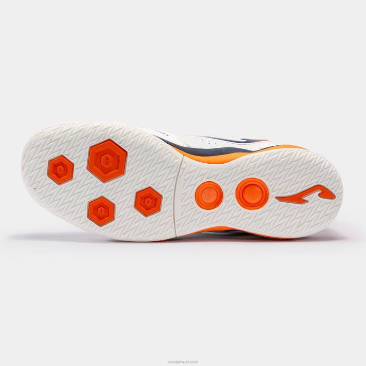 Joma 82P4R11 أبيض كحلي حذاء كرة الصالات fs رد الفعل 23 داخلي