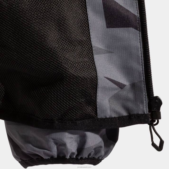 Joma 82P4R1202 أسود رمادي غامق مستكشف المطر رجال