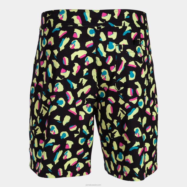 Joma 82P4R1211 أسود حزب جذوع السباحة رجال