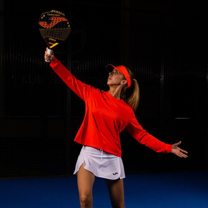 Joma 82P4R121 أسود الذهب الأحمر بطولة مضرب باديل