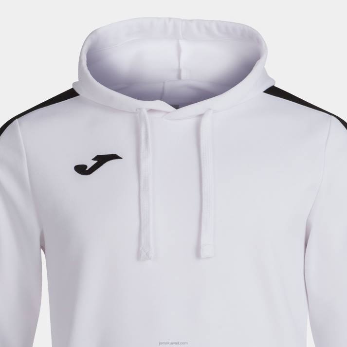 Joma 82P4R1224 أبيض أسود سترة الشارع مقنعين رجال