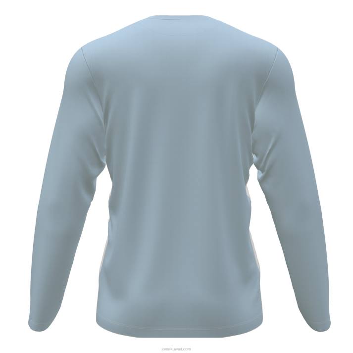 Joma 82P4R1226 السماء الزرقاء البيضاء قميص طويل الأكمام بيزا الثاني رجال