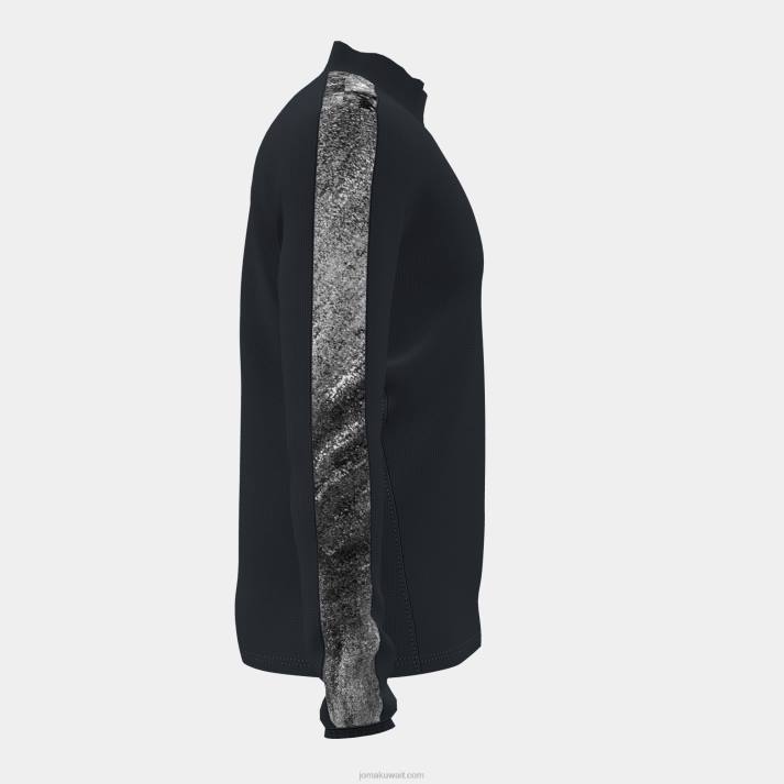 Joma 82P4R1235 أسود قميص من النوع الثقيل r الطبيعة رجال