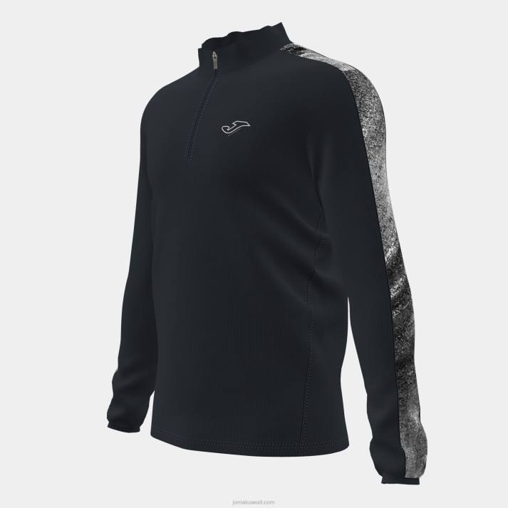 Joma 82P4R1235 أسود قميص من النوع الثقيل r الطبيعة رجال