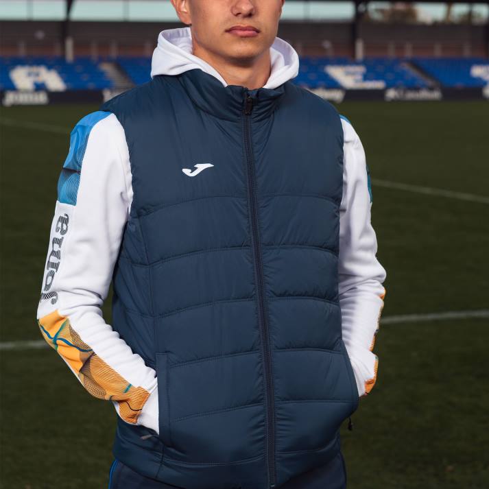 Joma 82P4R1237 الأزرق الداكن سترة مبطنة الحضرية رابعا رجال