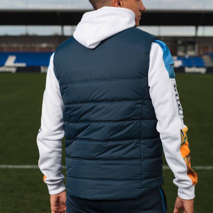 Joma 82P4R1237 الأزرق الداكن سترة مبطنة الحضرية رابعا رجال