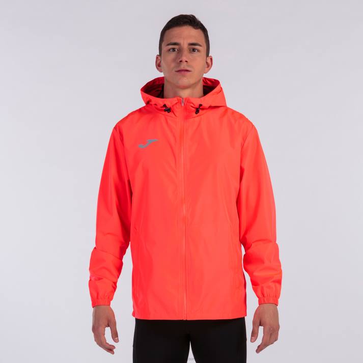 Joma 82P4R1238 نيون المرجان Rainjacket النخبة الثامن رجال