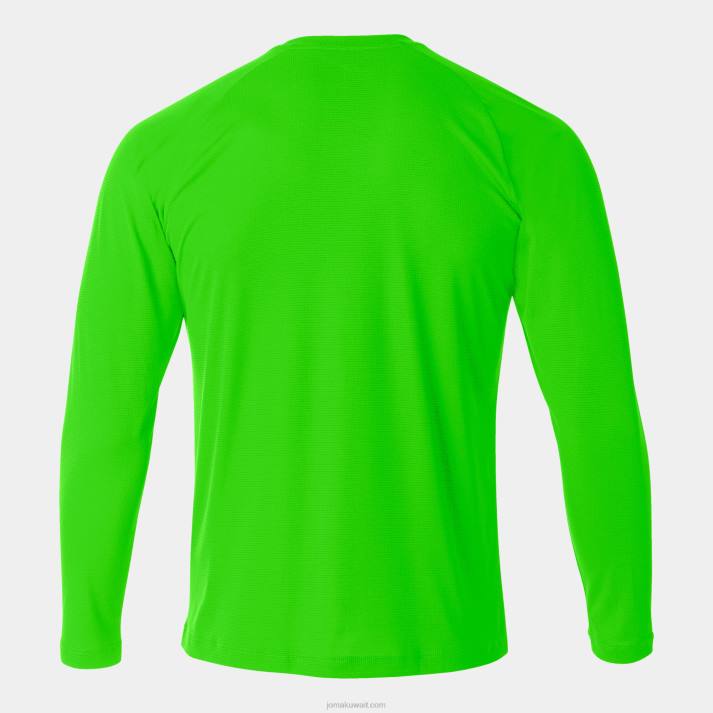 Joma 82P4R1244 نيون الخضراء قميص طويل الأكمام r-combi رجال