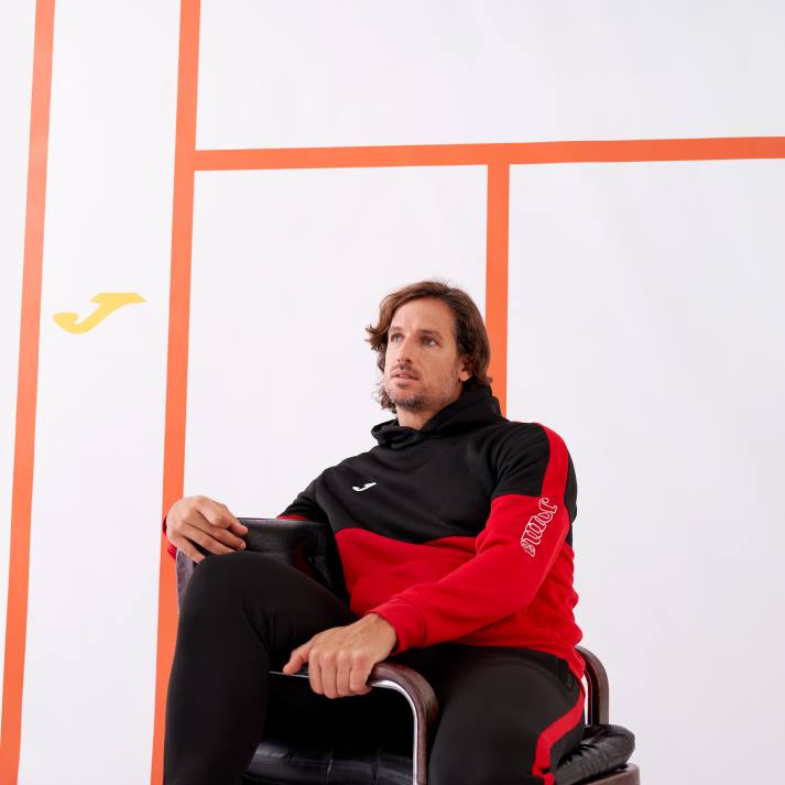 Joma 82P4R125 أسود أحمر لونغز السراويل شريطية رجال