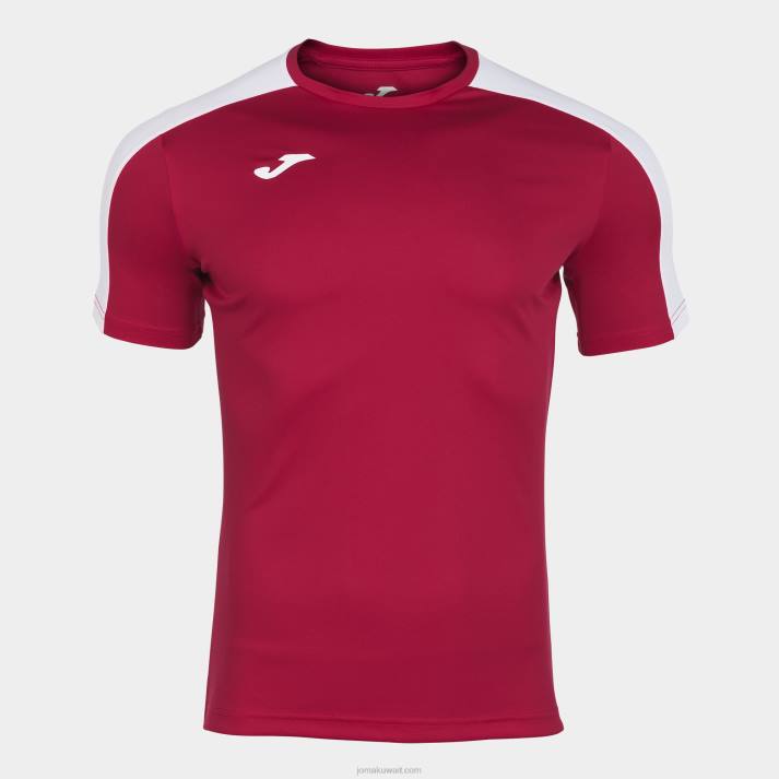 Joma 82P4R1260 احمر ابيض أكاديمية قميص بأكمام قصيرة iii رجال