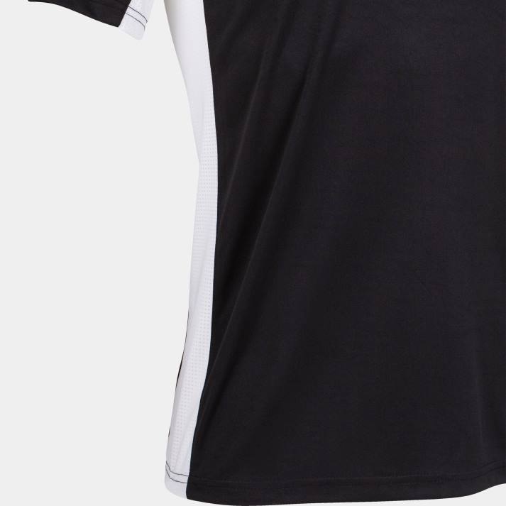 Joma 82P4R1266 أسود أبيض قميص كوزنسا بأكمام قصيرة رجال