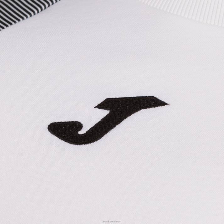Joma 82P4R1293 أبيض أسود قميص من النوع الثقيل أساسي الثاني رجال