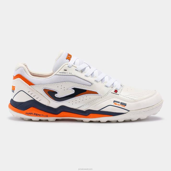 Joma 82P4R12 أبيض كحلي أحذية كرة القدم fs رد الفعل 23 العشب