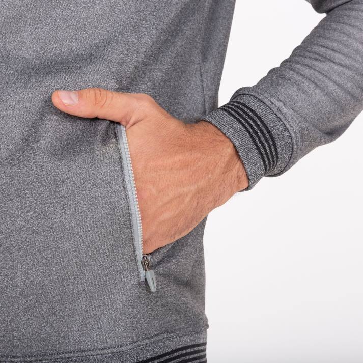 Joma 82P4R1308 مزيج الرمادي سترة الحرم الثالث رجال