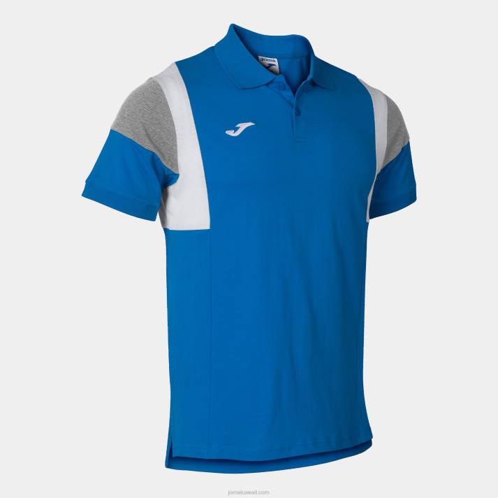 Joma 82P4R1322 الأزرق الملكي قميص بولو بأكمام قصيرة كونفورت III رجال