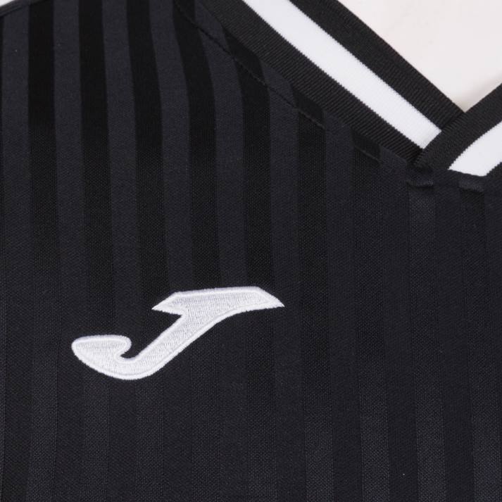 Joma 82P4R1347 أسود قميص قصير الأكمام toletum iii رجال