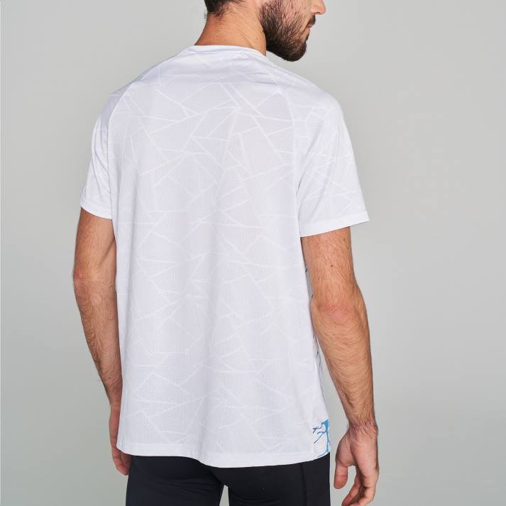 Joma 82P4R134 أبيض قميص قصير الأكمام النخبة التاسع رجال