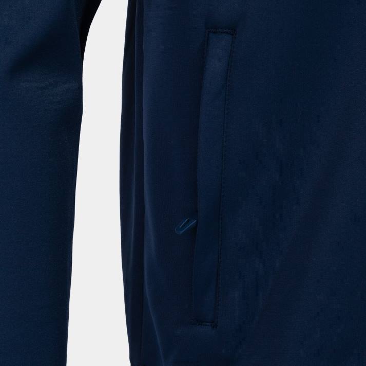 Joma 82P4R1358 الأزرق الداكن الأحمر الأبيض طاقم سترة مقنعين v رجال