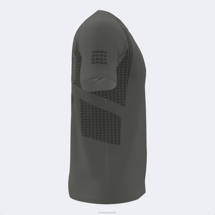 Joma 82P4R1364 الكاكي قميص قصير الأكمام صالة رياضية داخلية رجال