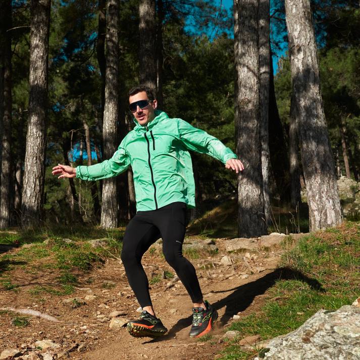 Joma 82P4R1369 أخضر سترة واقية r- درب الطبيعة رجال