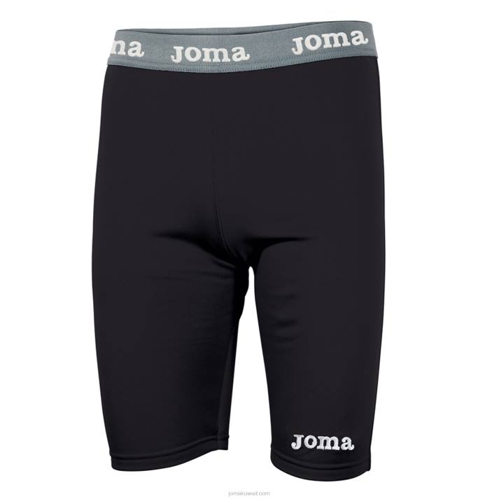Joma 82P4R137 أسود لباس ضيق دافئ رجال