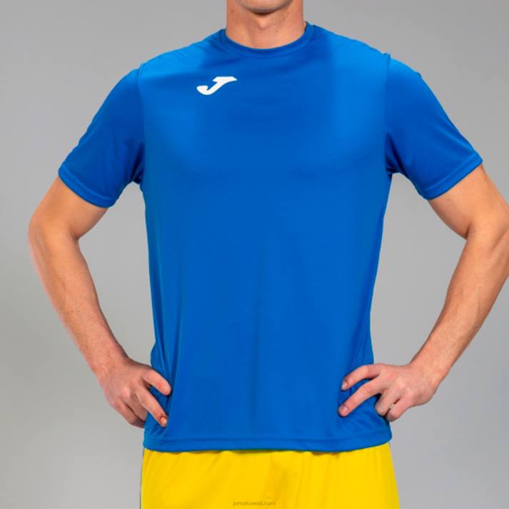 Joma 82P4R1377 الأزرق الملكي قميص قصير الأكمام كومبي رجال