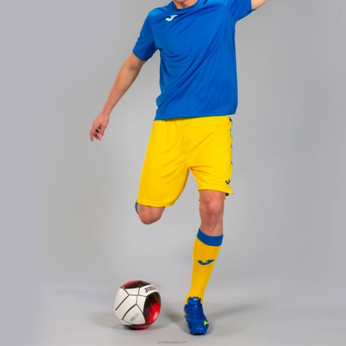 Joma 82P4R1377 الأزرق الملكي قميص قصير الأكمام كومبي رجال