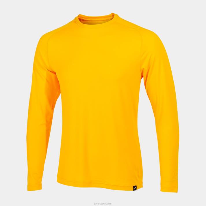 Joma 82P4R1382 البرتقالي مستكشف قميص طويل الأكمام رجال