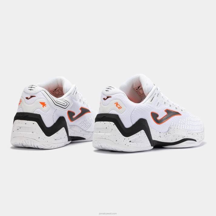 Joma 82P4R1389 أبيض أسود حذاء t.ace 23 hard court رجال