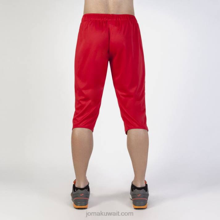 Joma 82P4R1391 أحمر 3/4 بنطلون فيلا رجال