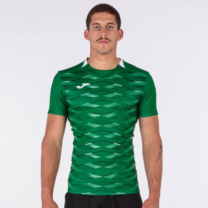 Joma 82P4R1397 أخضر قميص قصير الأكمام myskin الثاني رجال