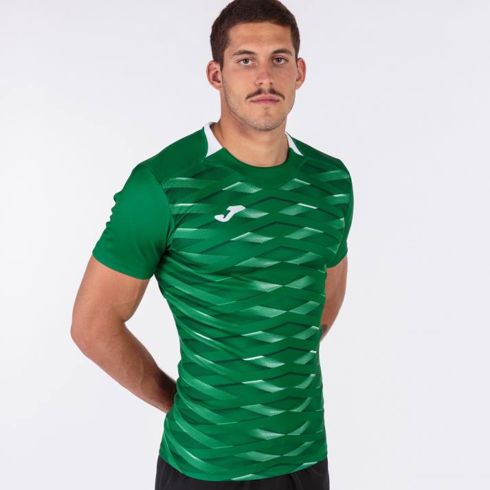 Joma 82P4R1397 أخضر قميص قصير الأكمام myskin الثاني رجال