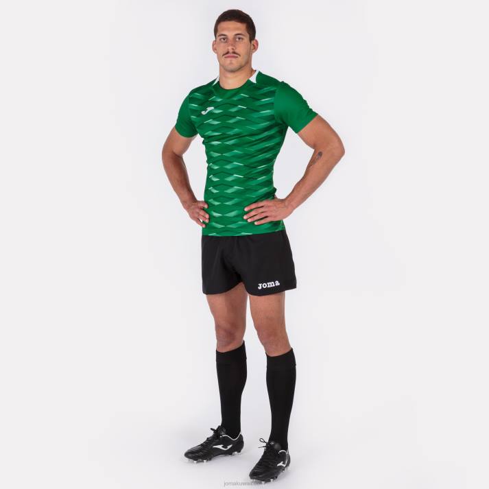 Joma 82P4R1397 أخضر قميص قصير الأكمام myskin الثاني رجال