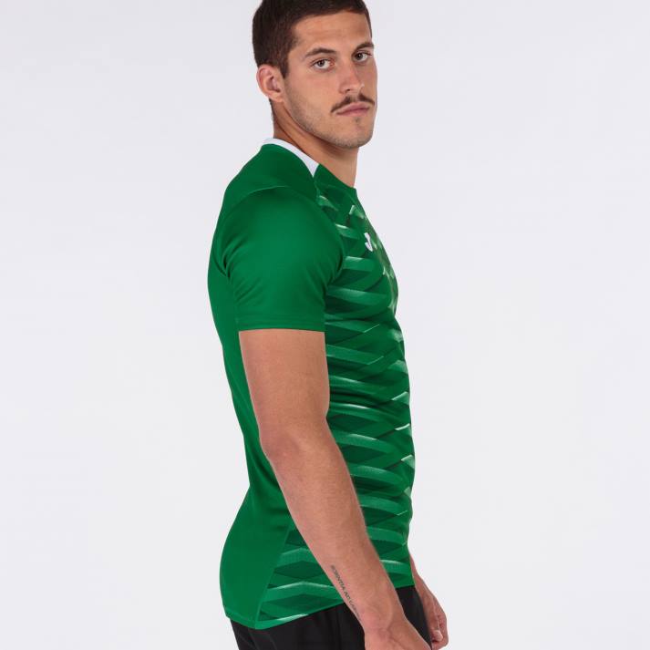 Joma 82P4R1397 أخضر قميص قصير الأكمام myskin الثاني رجال