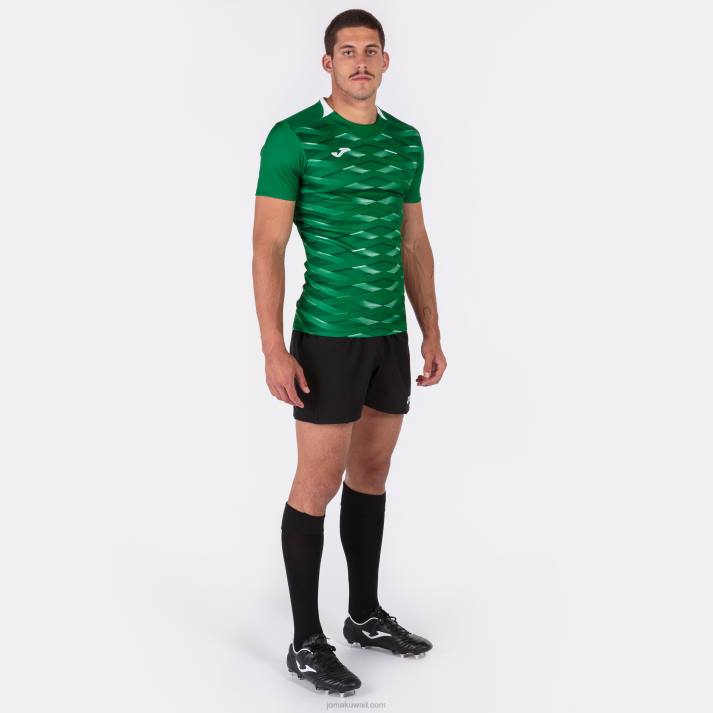 Joma 82P4R1397 أخضر قميص قصير الأكمام myskin الثاني رجال