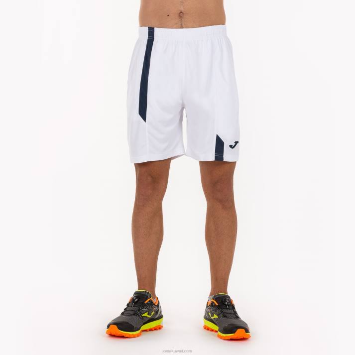 Joma 82P4R1399 أبيض كحلي شورت برمودا سوبرنوفا رجال