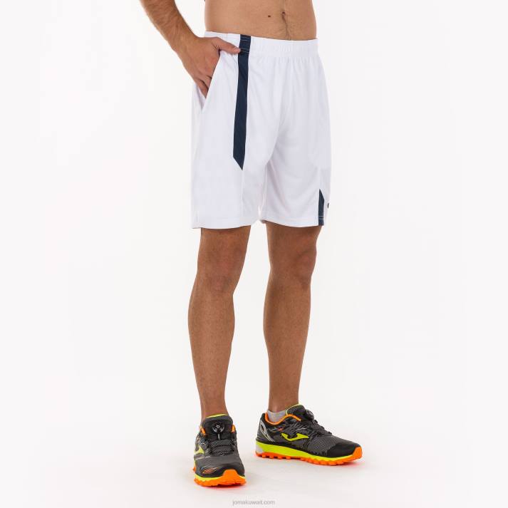 Joma 82P4R1399 أبيض كحلي شورت برمودا سوبرنوفا رجال