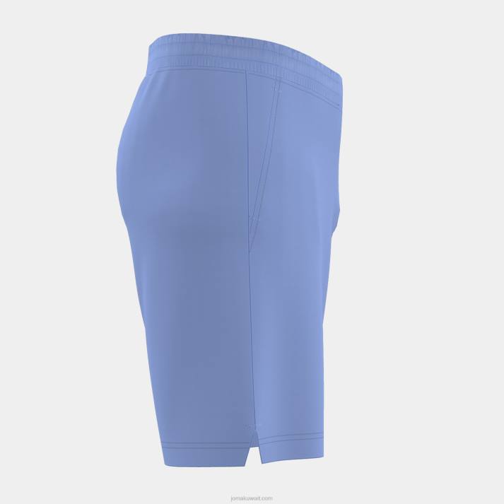 Joma 82P4R139 أزرق محرك شورت برمودا رجال